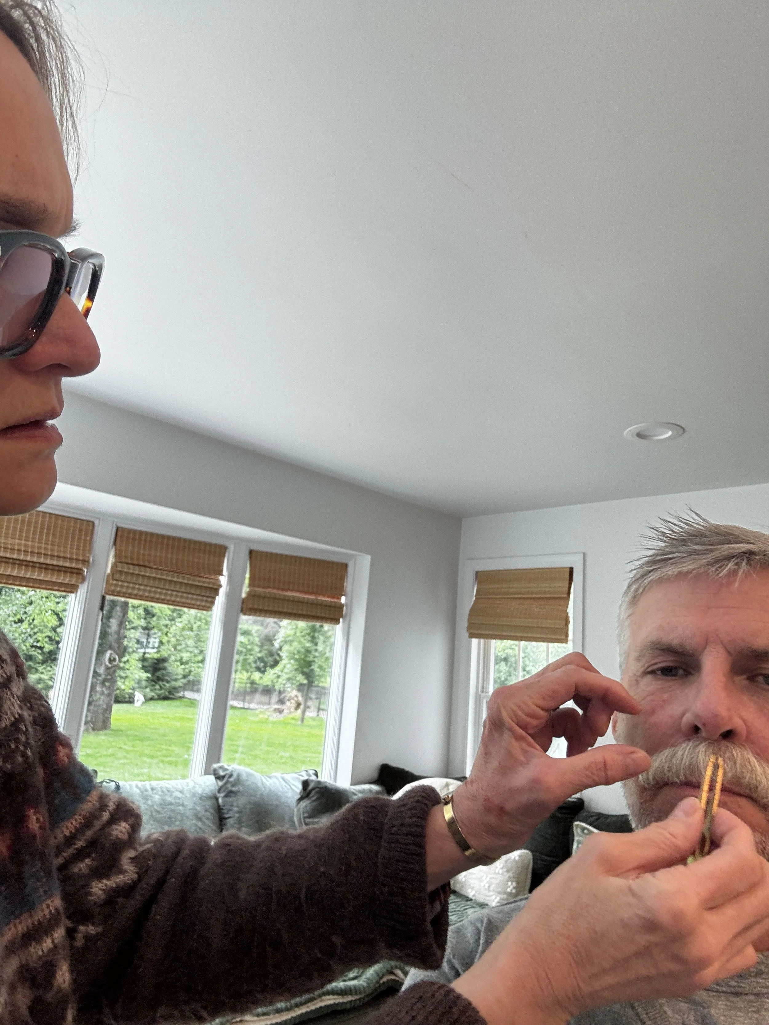 PROCESS: Facial Hair - Lace Piece Application