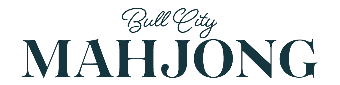 Text logo reading "Bull City Mahjong" with stylized font.