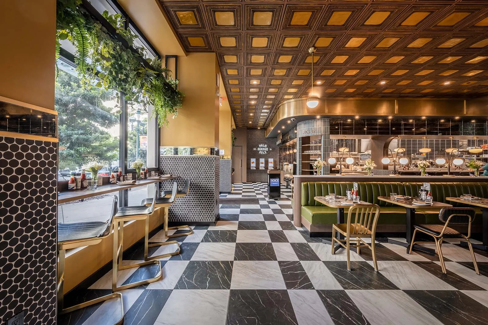 classic diner+black and white tile+diner design.jpg