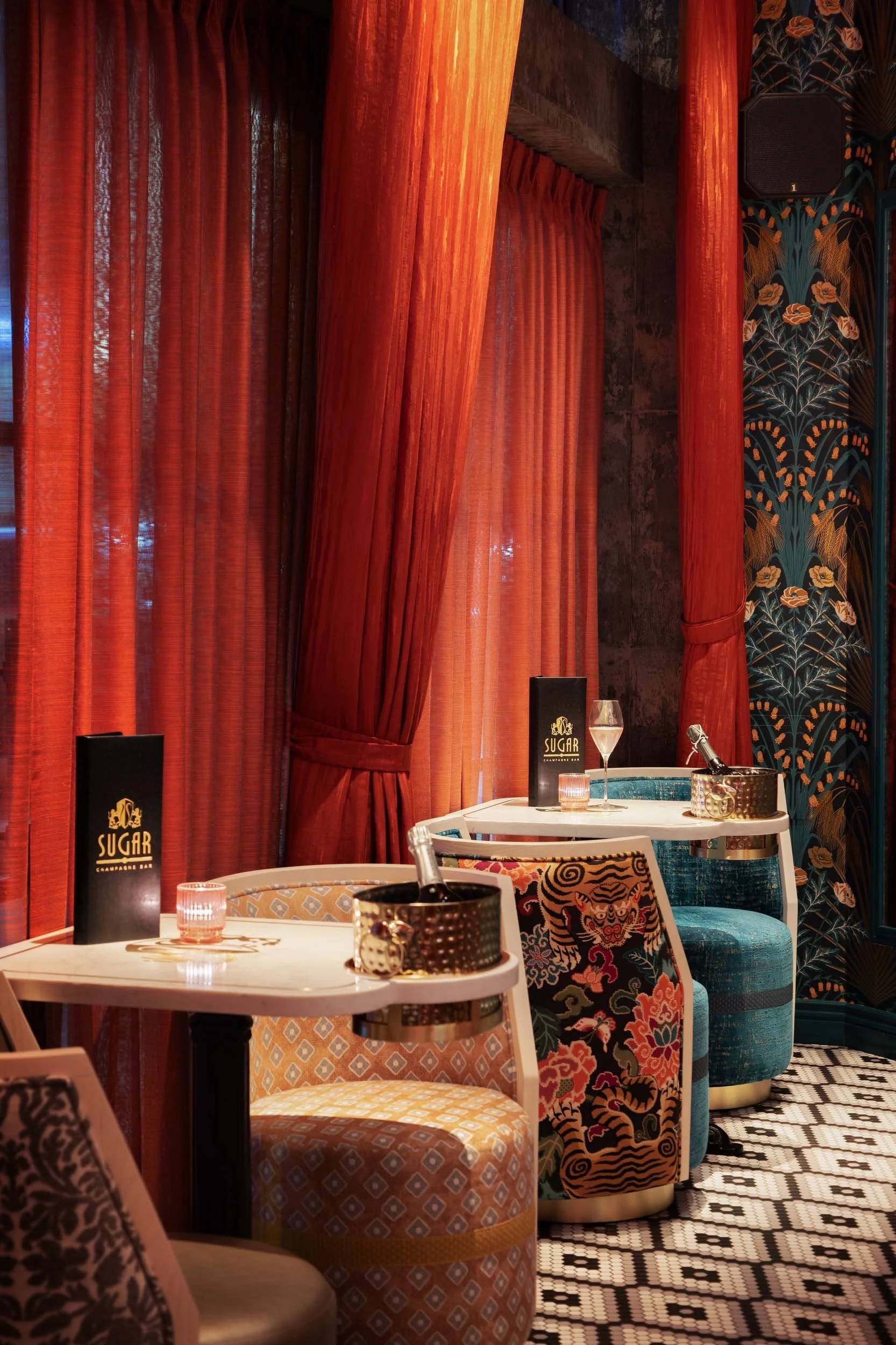 patterns+sugar+menu+stool chairs+coral+window treatments.jpg