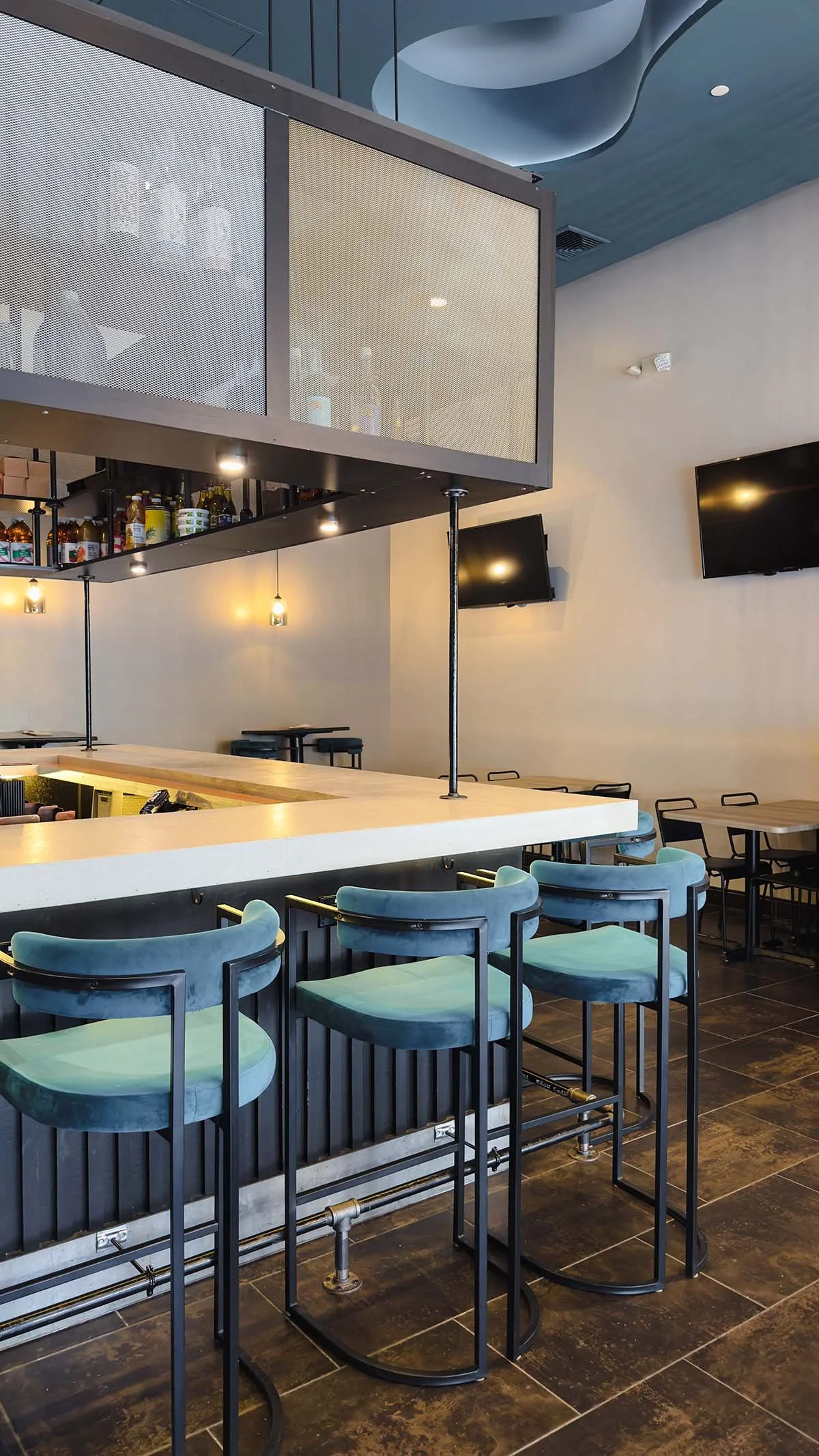 bar+restaurant+blue bar stools.jpg