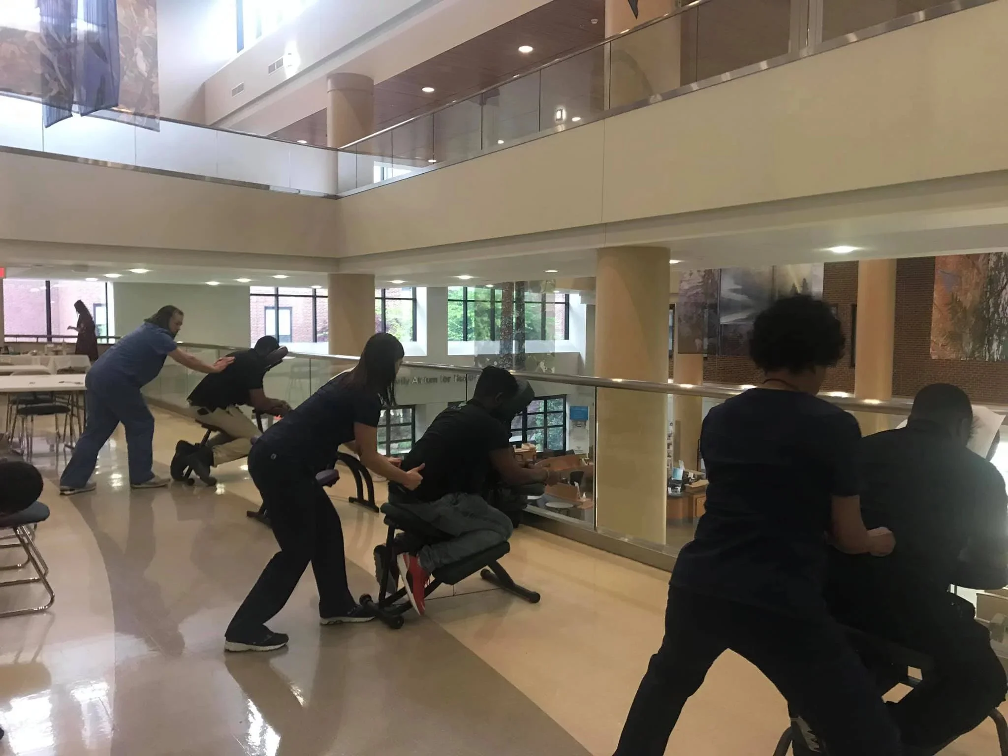 Chair Massage - Nurses Week at Paoli Hospital 