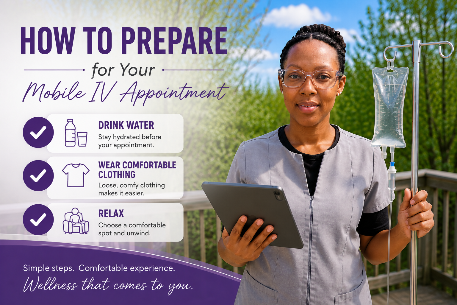 How to Prepare for Your Mobile IV Appointment