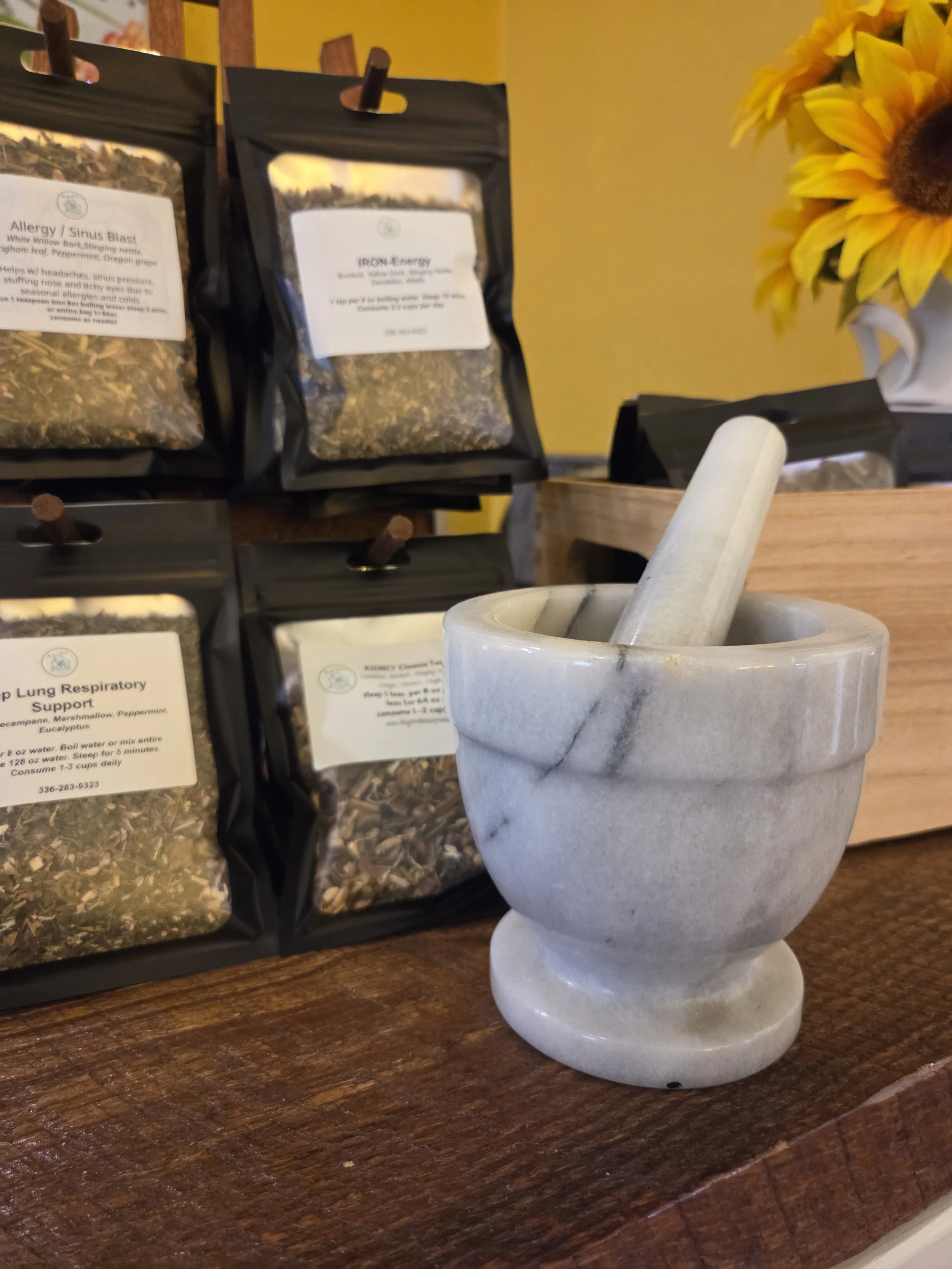 The Green House Apothecary Mortar and Pestle