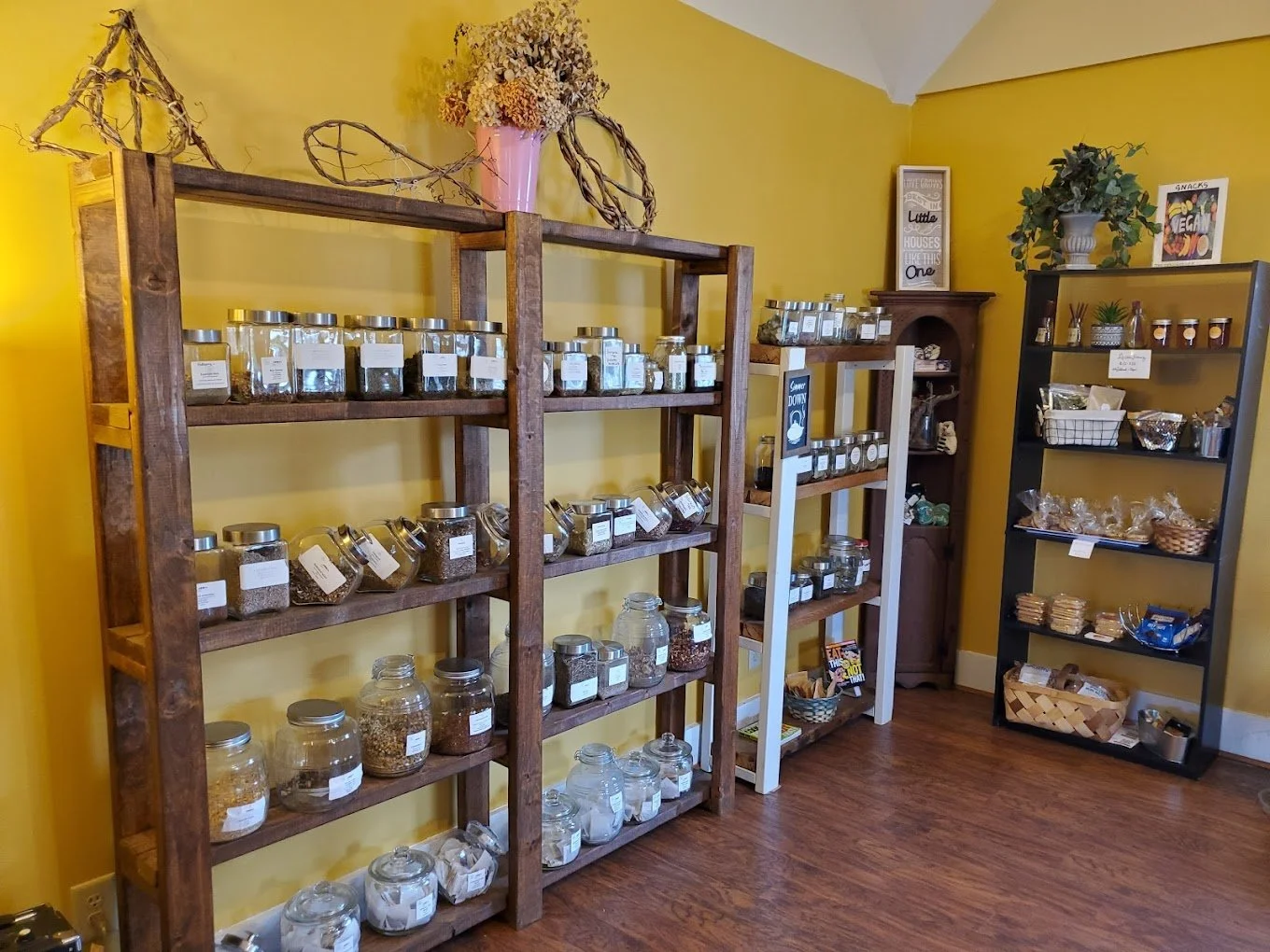 The Green House Apothecarys Bulk Herbs Room