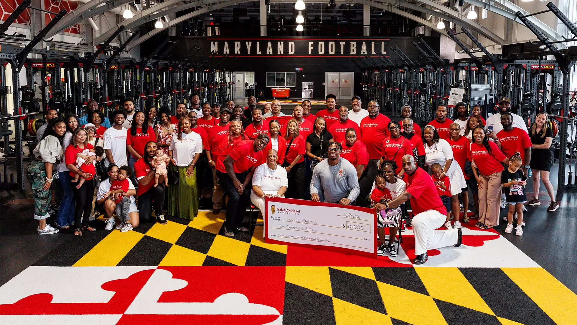 Family of Late Maryland Football Player Isaiah Hazel Launches Foundation, Awards First Scholarship to Terps Walk-On Joshua Simmons