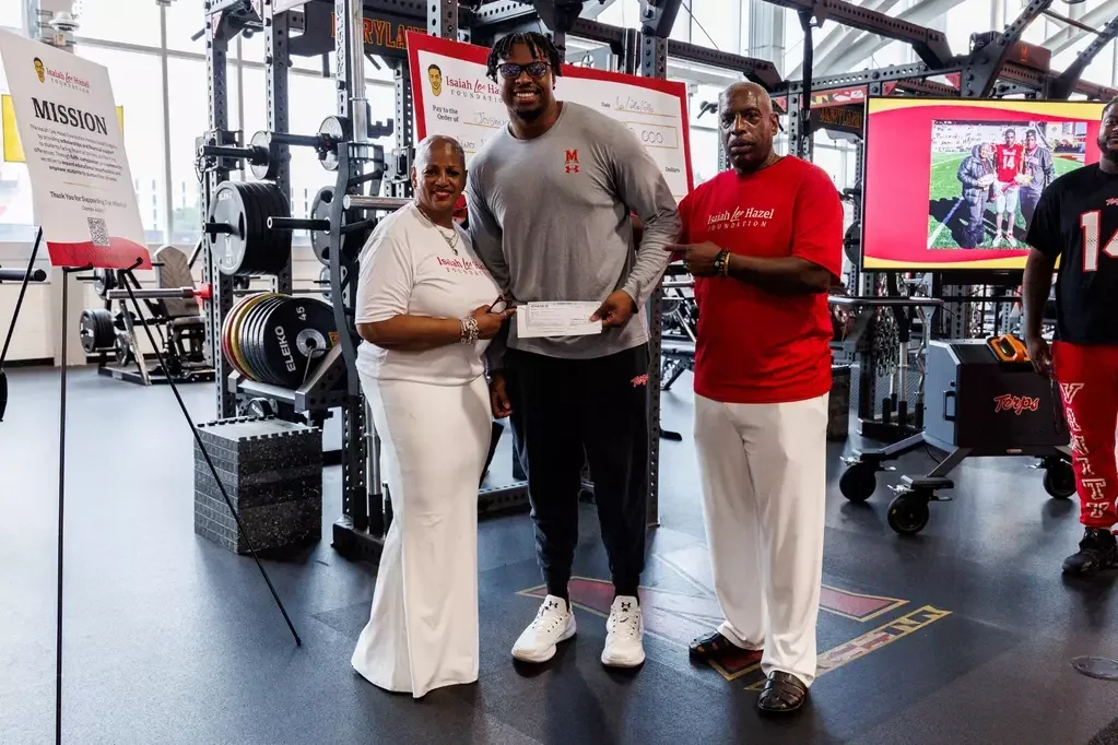 Parents of late Maryland football player help others in son’s honor