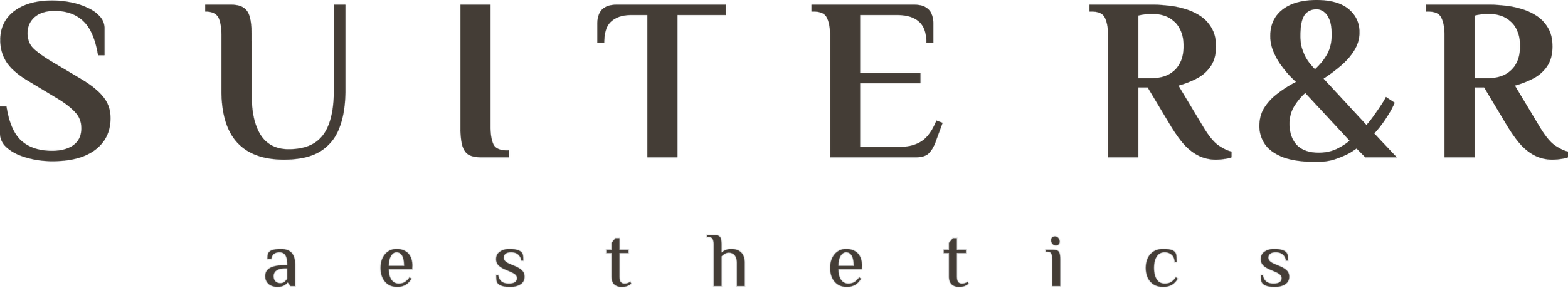 Suite R&R Aesthetics logo