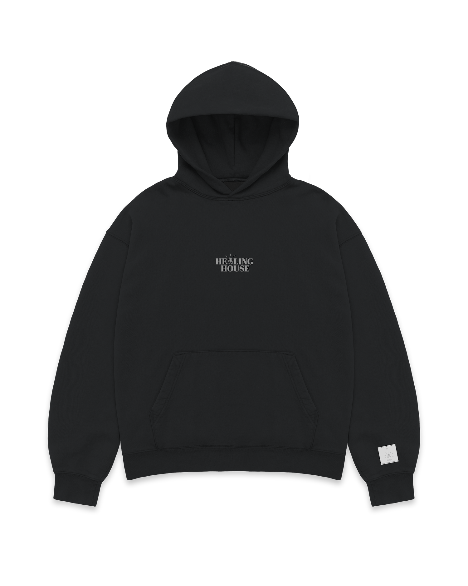 Healing House Hoodie in Black