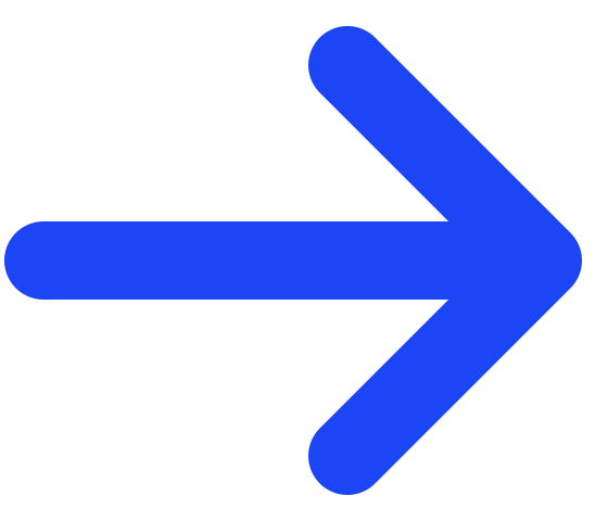 Blue right arrow symbol on a black background.