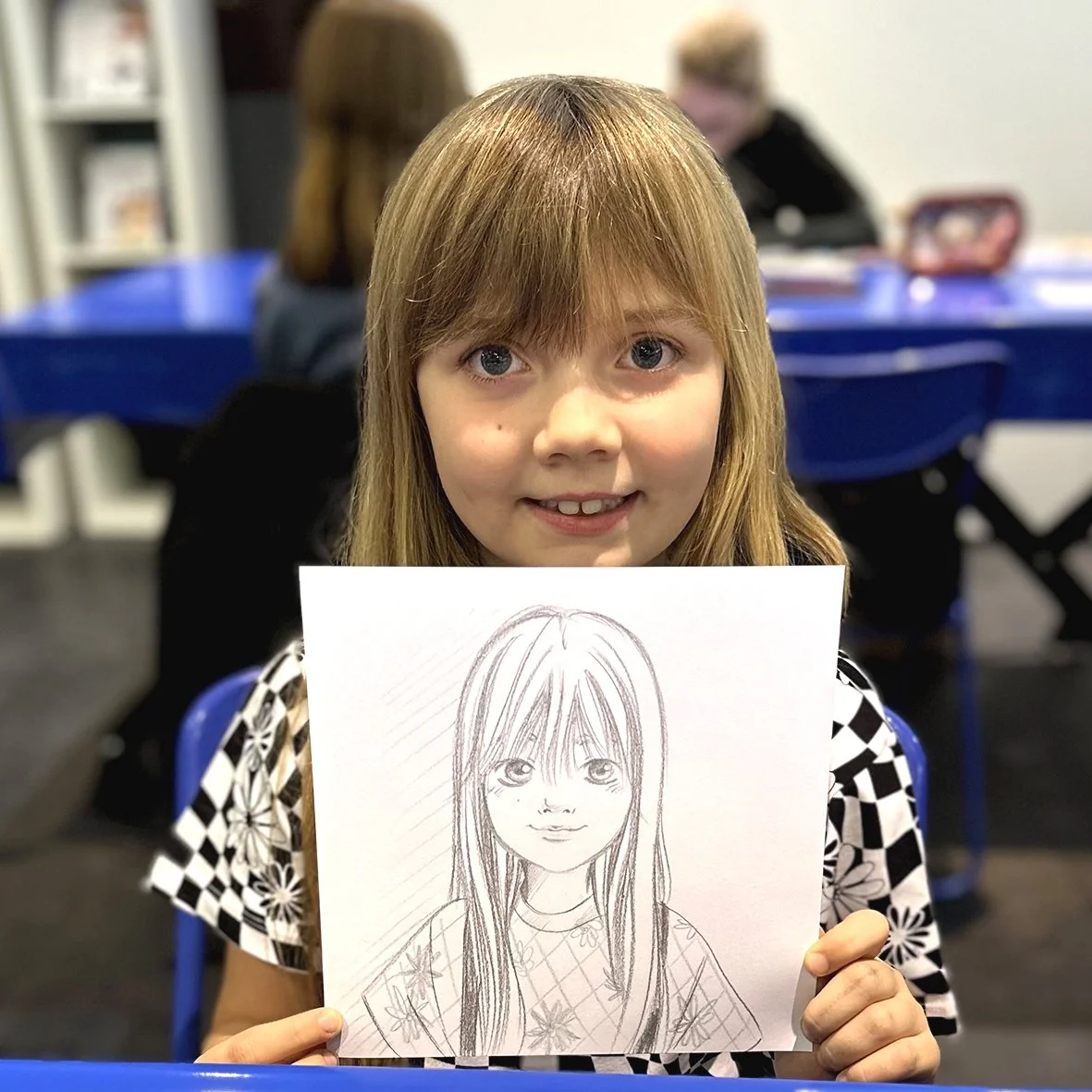 Manga Live Portraitzeichnung Christina Plaka