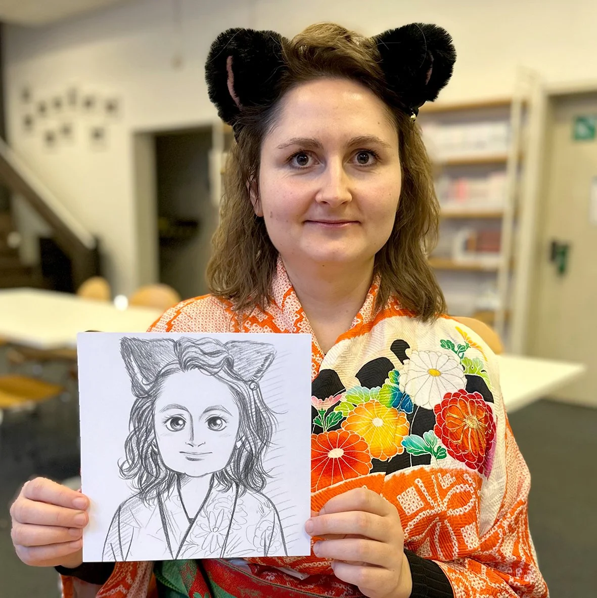 Manga Live Portraitzeichnung Christina Plaka