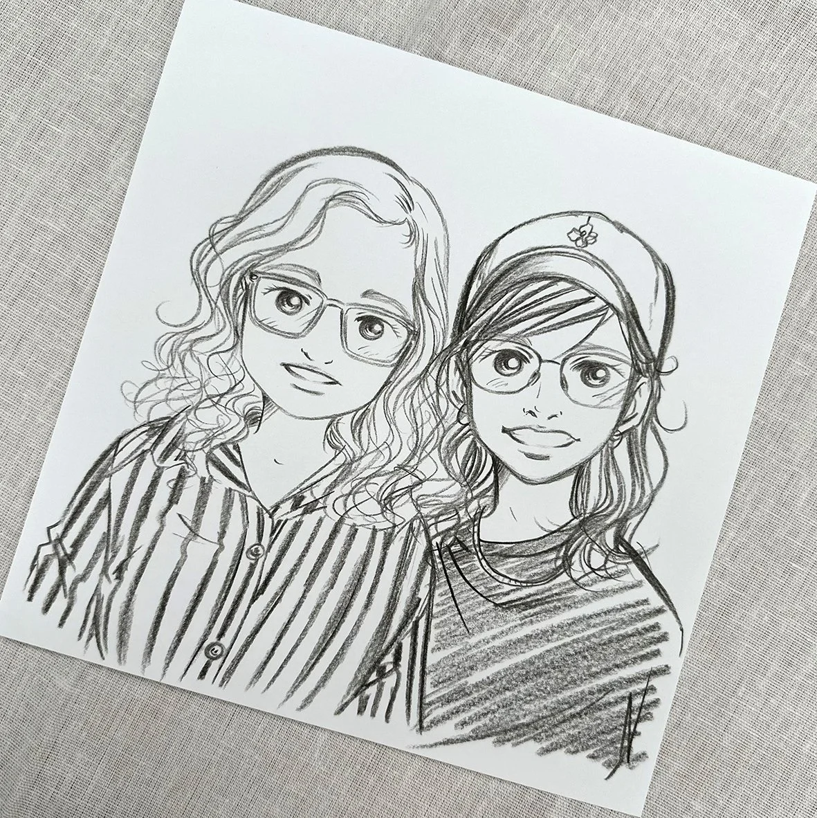 Manga Live Portraitzeichnung Christina Plaka