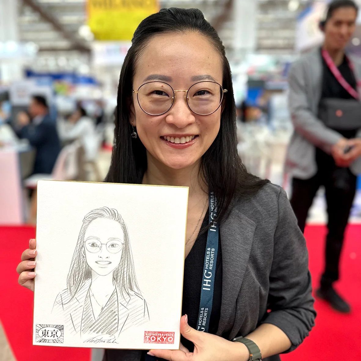 Manga Live Portraitzeichnung Christina Plaka IMEX