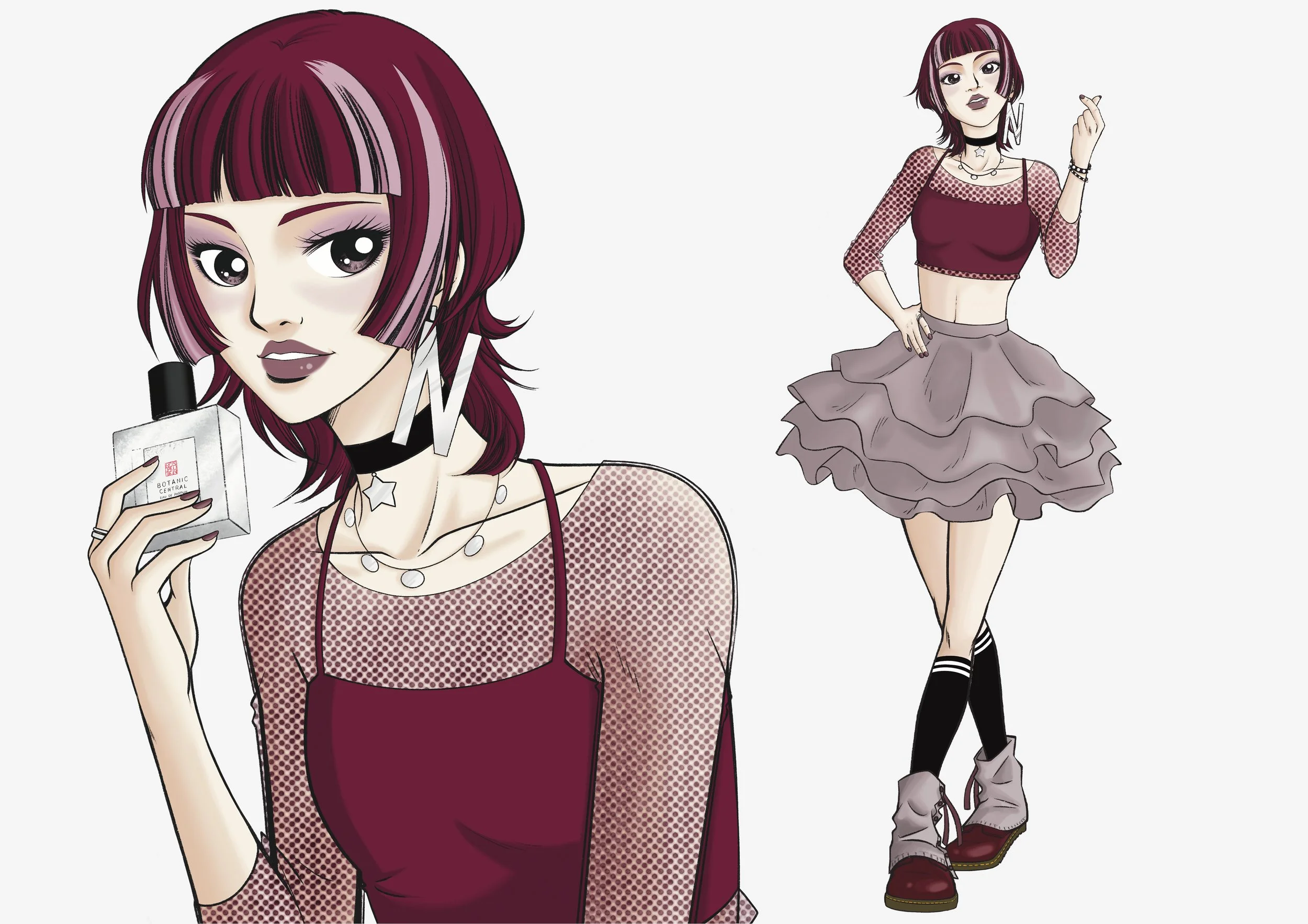 Manga Illustration Nostalution Christina Plaka