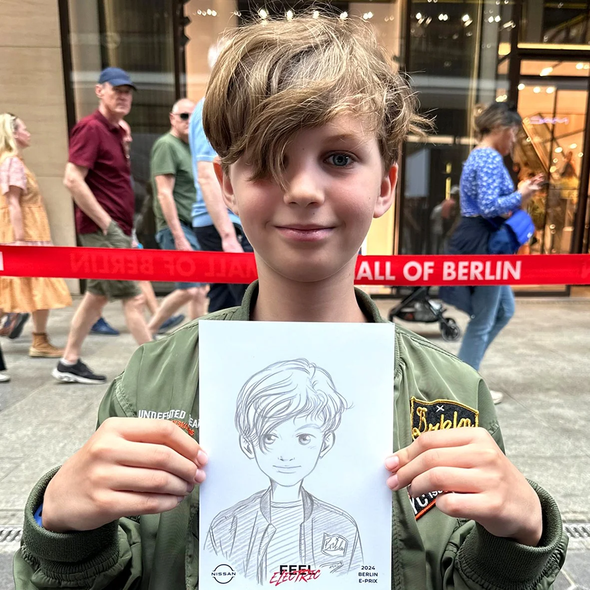 Manga Live Portraitzeichnung Christina Plaka Berlin