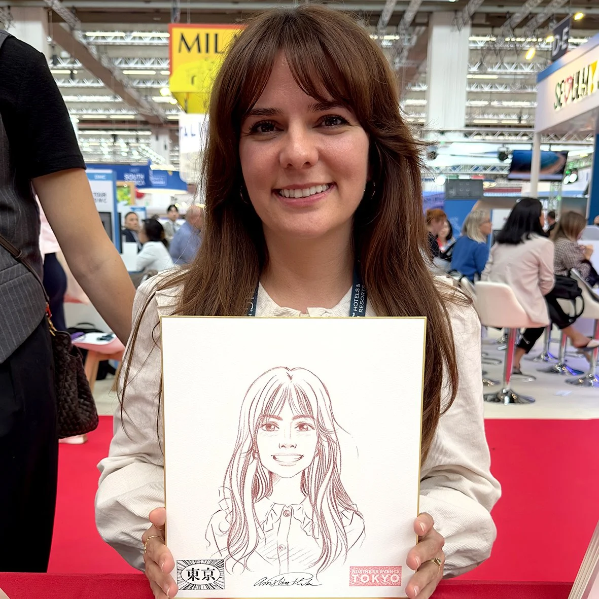 Manga Live Portraitzeichnung Christina Plaka