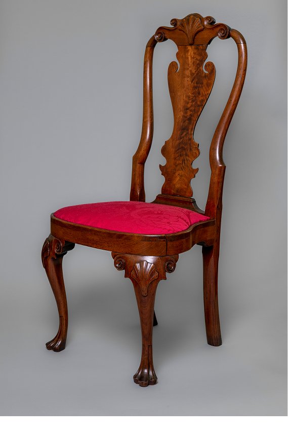 Queen Anne Walnut Side Chair