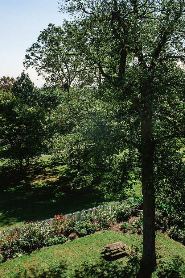 Woodford Mansion colonial gardens