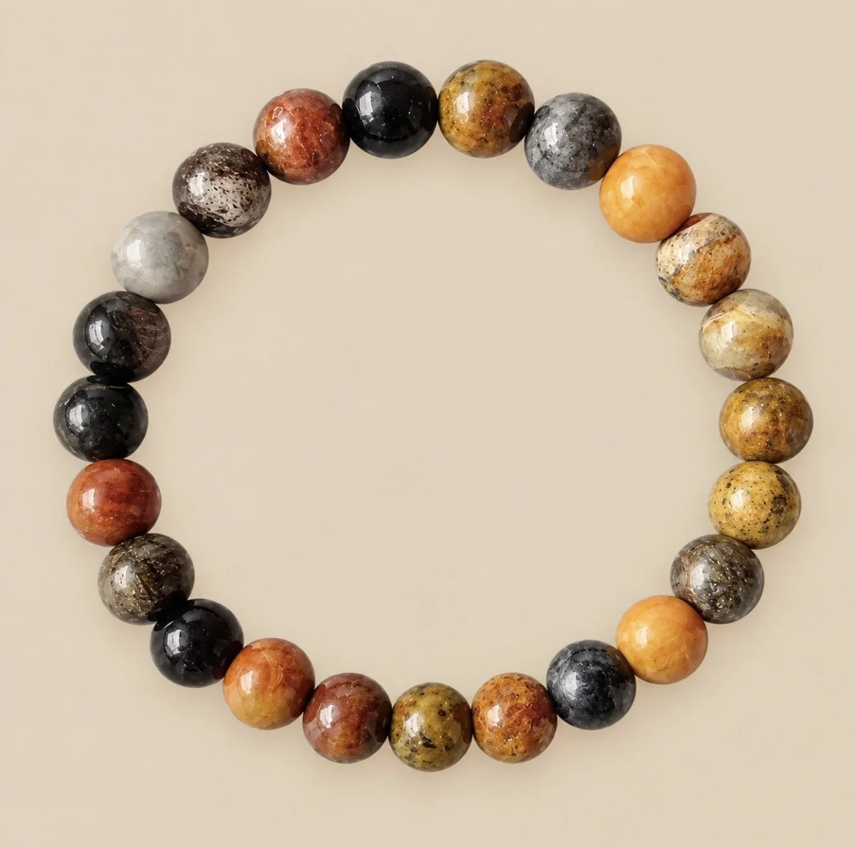 Petrified Wood Gemstone Bracelet