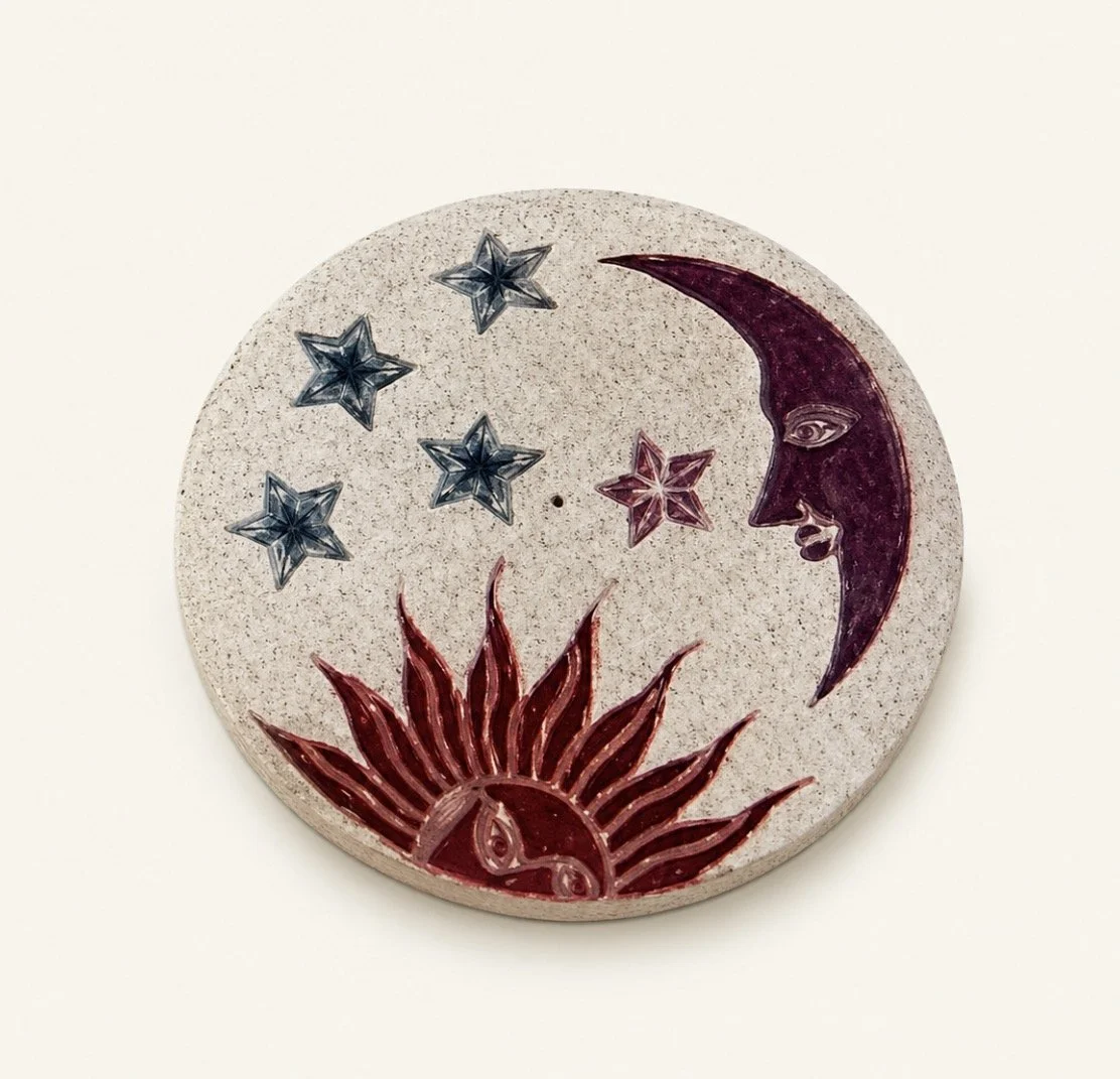 Sun Moon Stars Incense Holder
