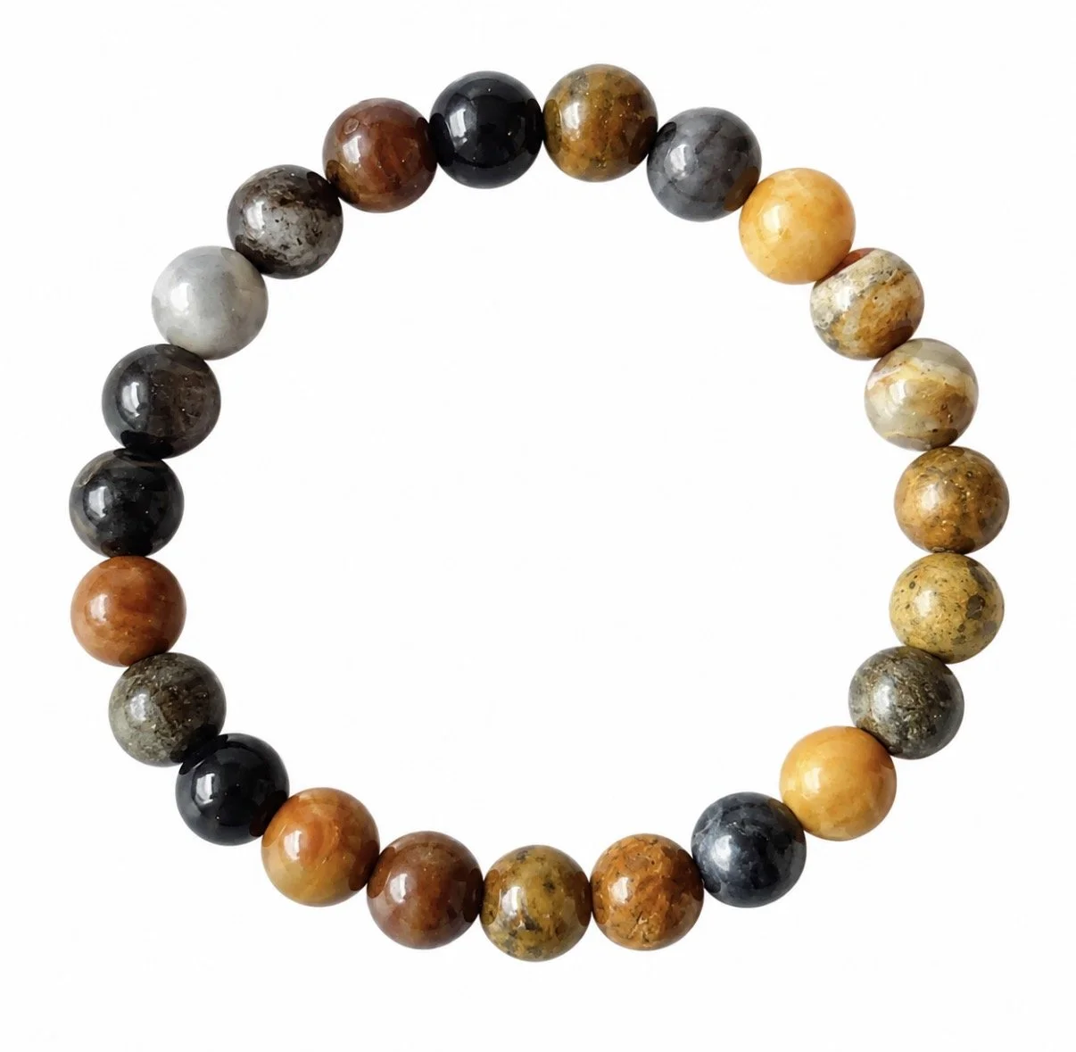 Petrified Wood Gemstone Bracelet