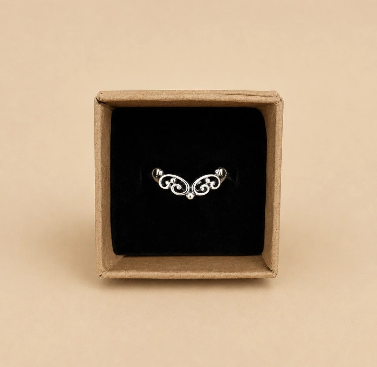 Vintage Scroll Ring