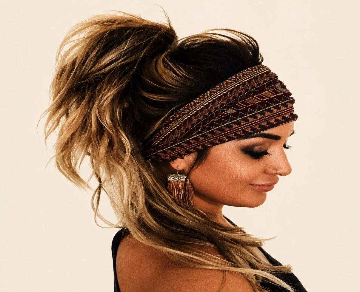 Ethnic Vintage Wide Headband