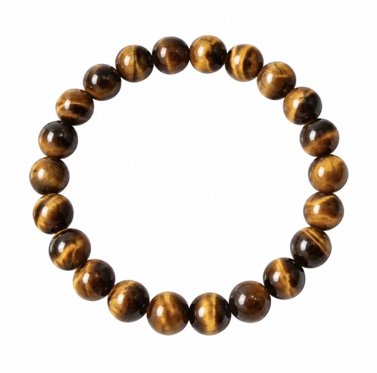 Tiger Eye Gemstone Bracelet 8mm