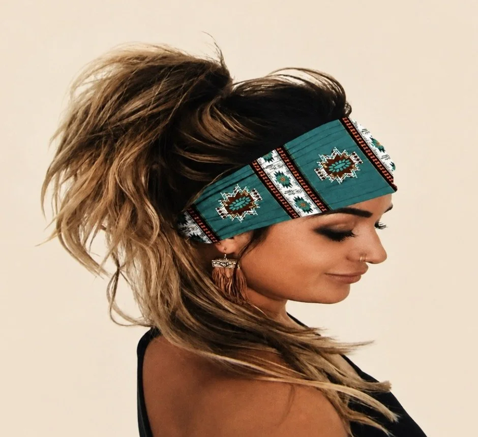 Ethnic Vintage Wide Headband