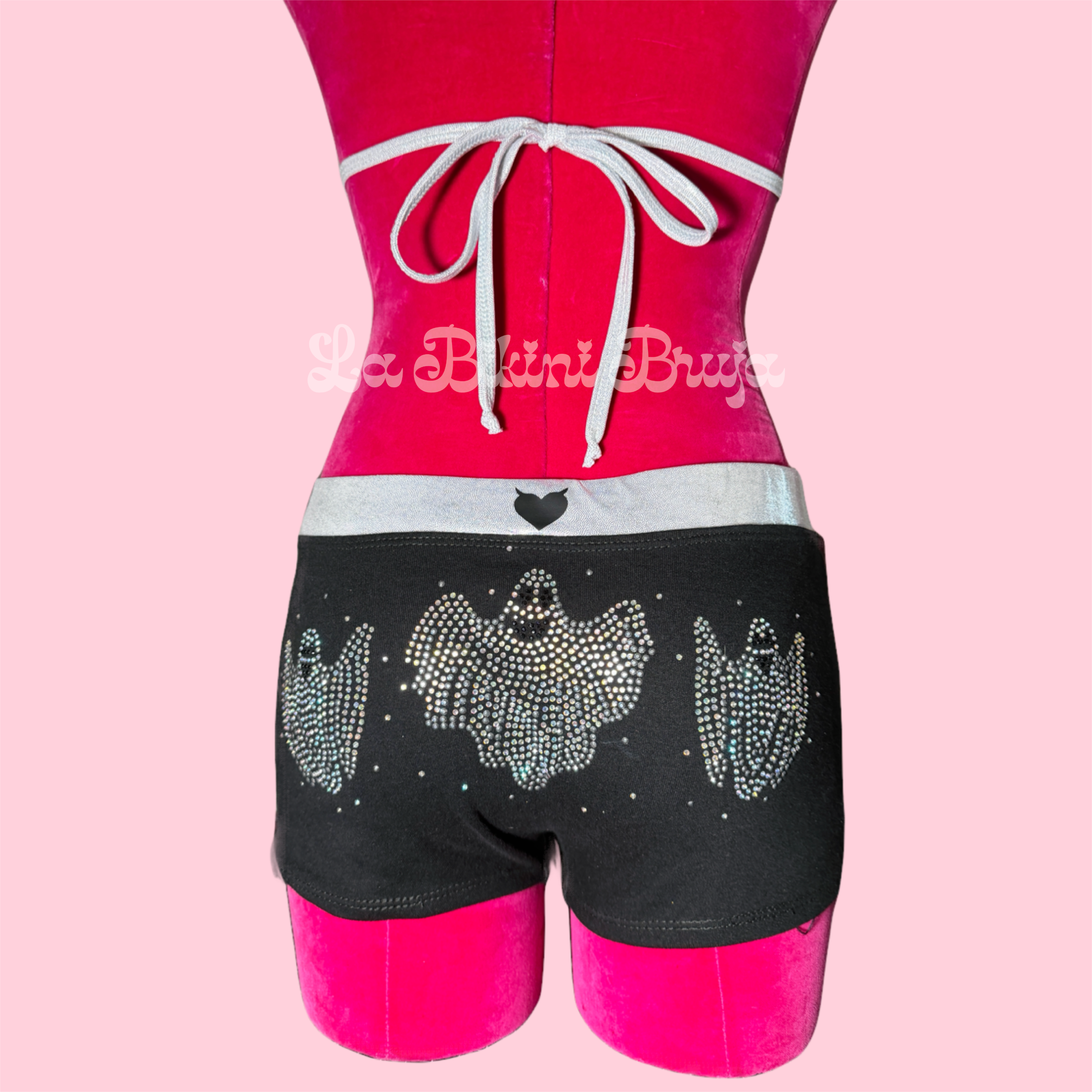 Boo-tiful Ghost Short Set Silver Details