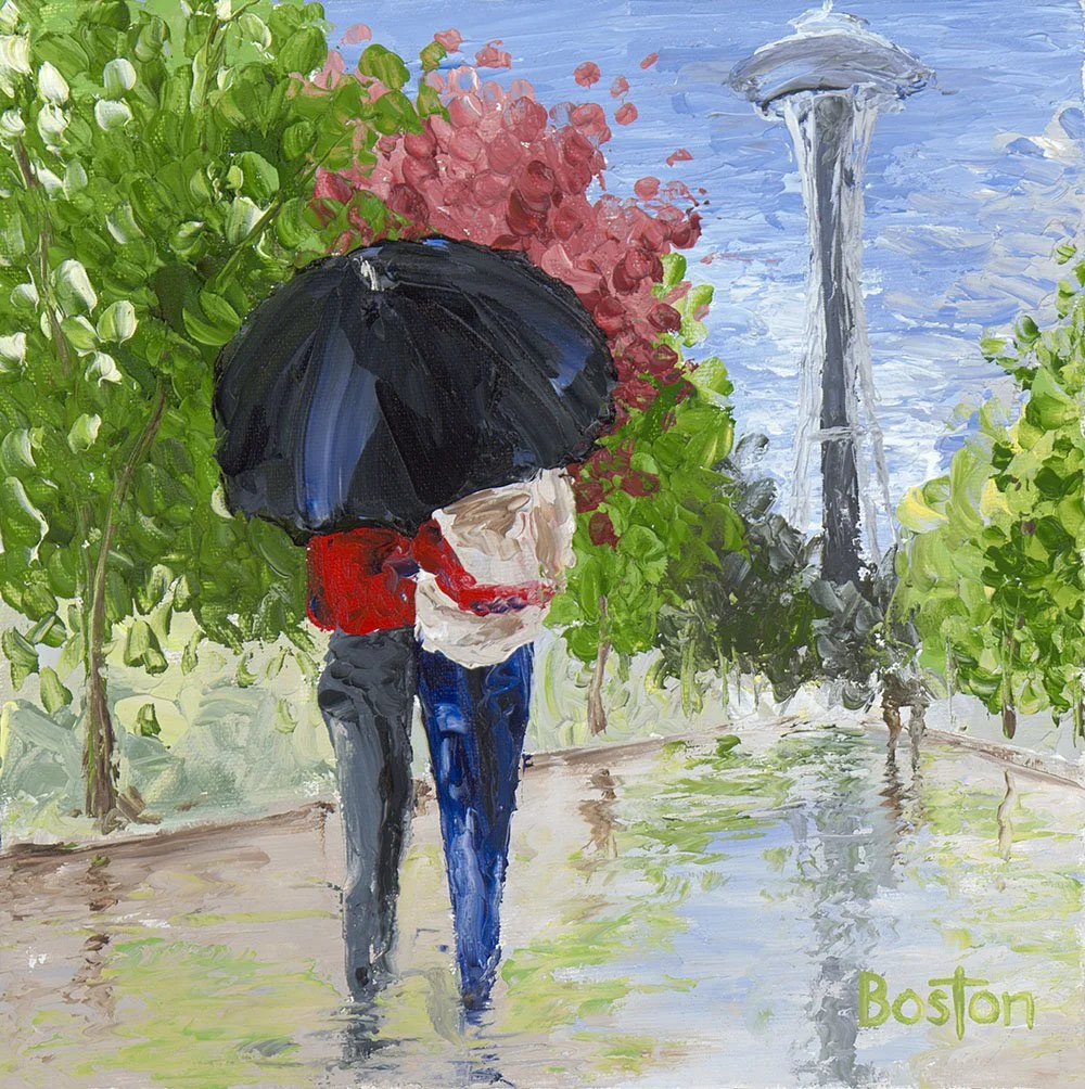 Seattle Summer-space-needle-oil-painting-10x10 Eric Boston.jpg