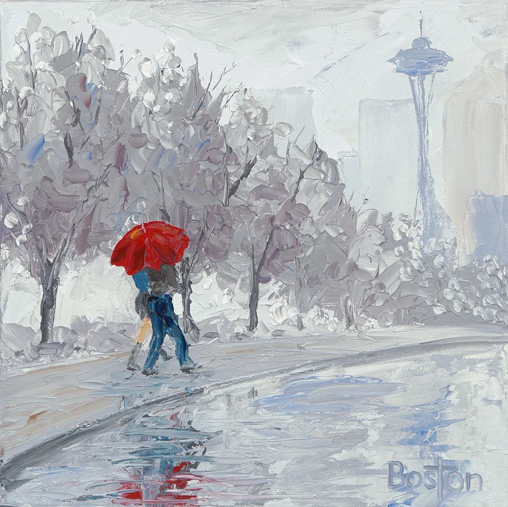 Seattle Winter-space-needle-oil-painting-10x10 Eric Boston.jpg