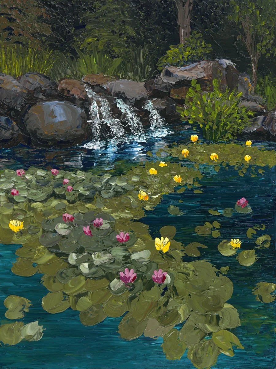 Lillypads-oil-painting-18x24 Eric Boston.jpg