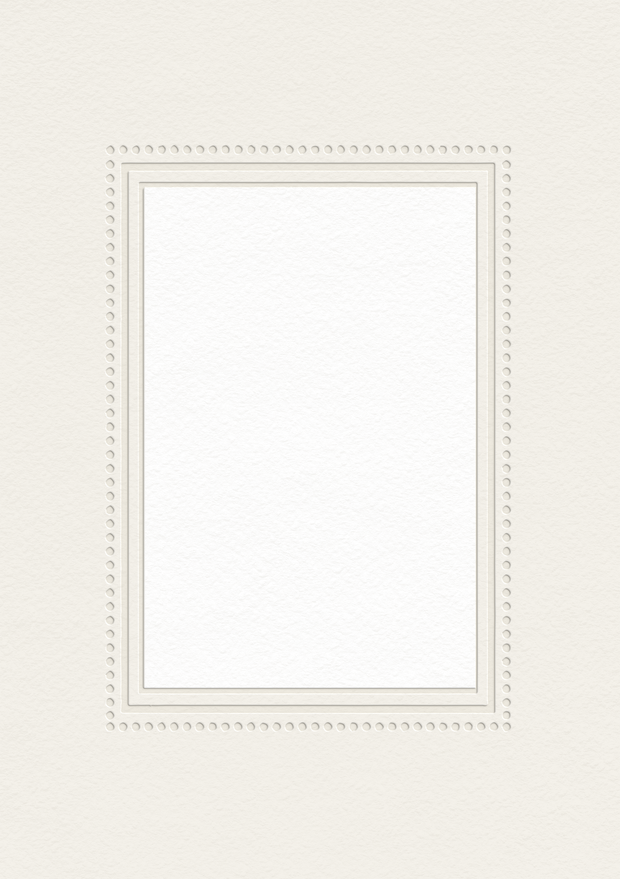 Blank letter-sized piece of paper with a decorative border on a light background.