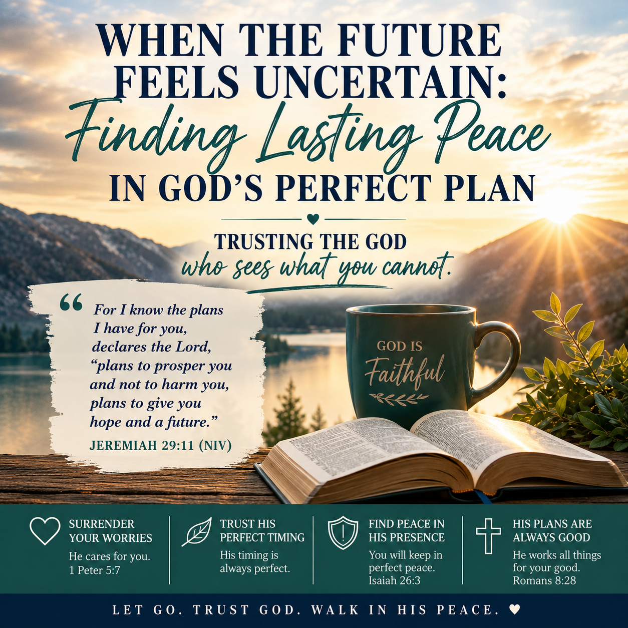 When the Future Feels Uncertain: Finding Lasting Peace in God’s Perfect Plan