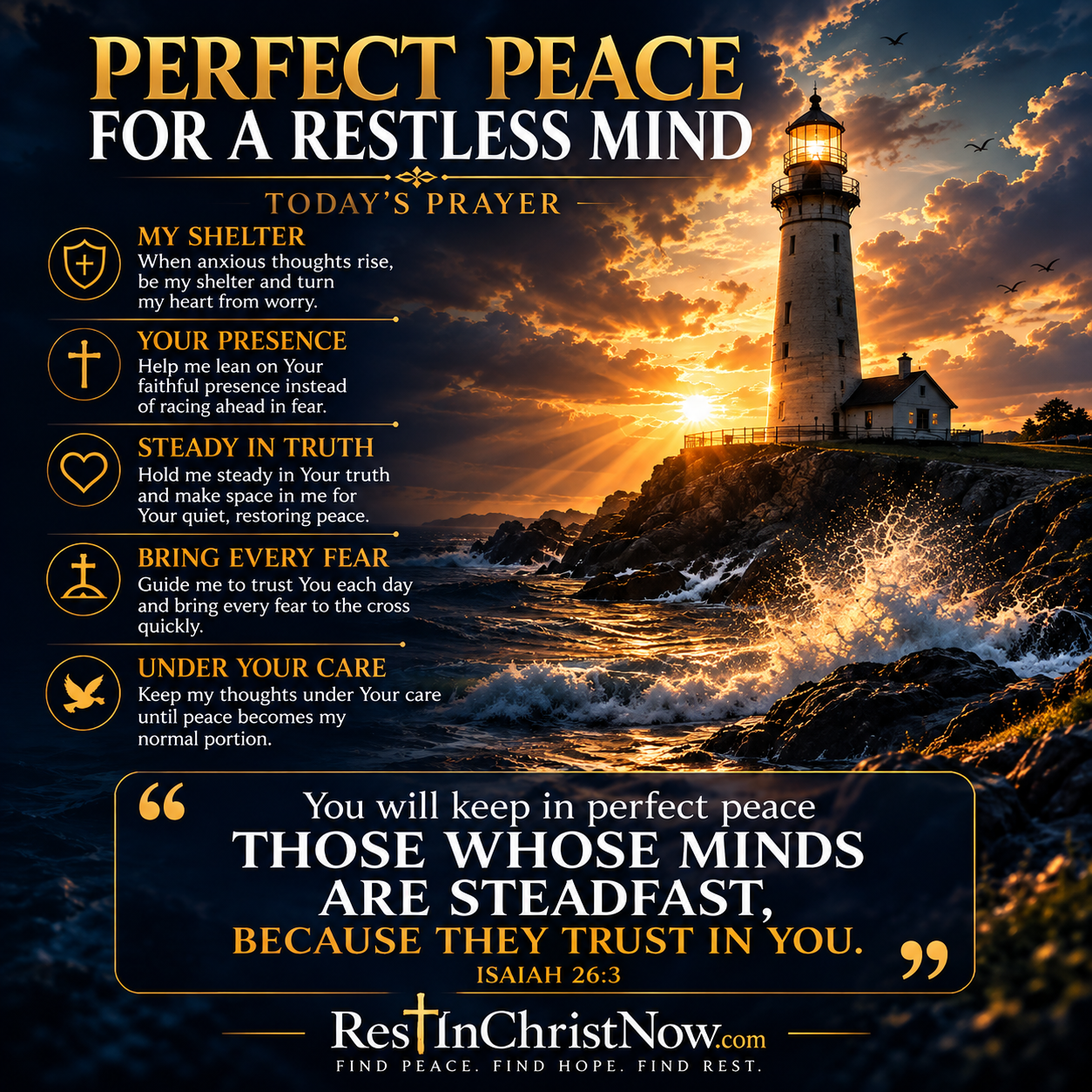 Perfect Peace for a Restless Mind