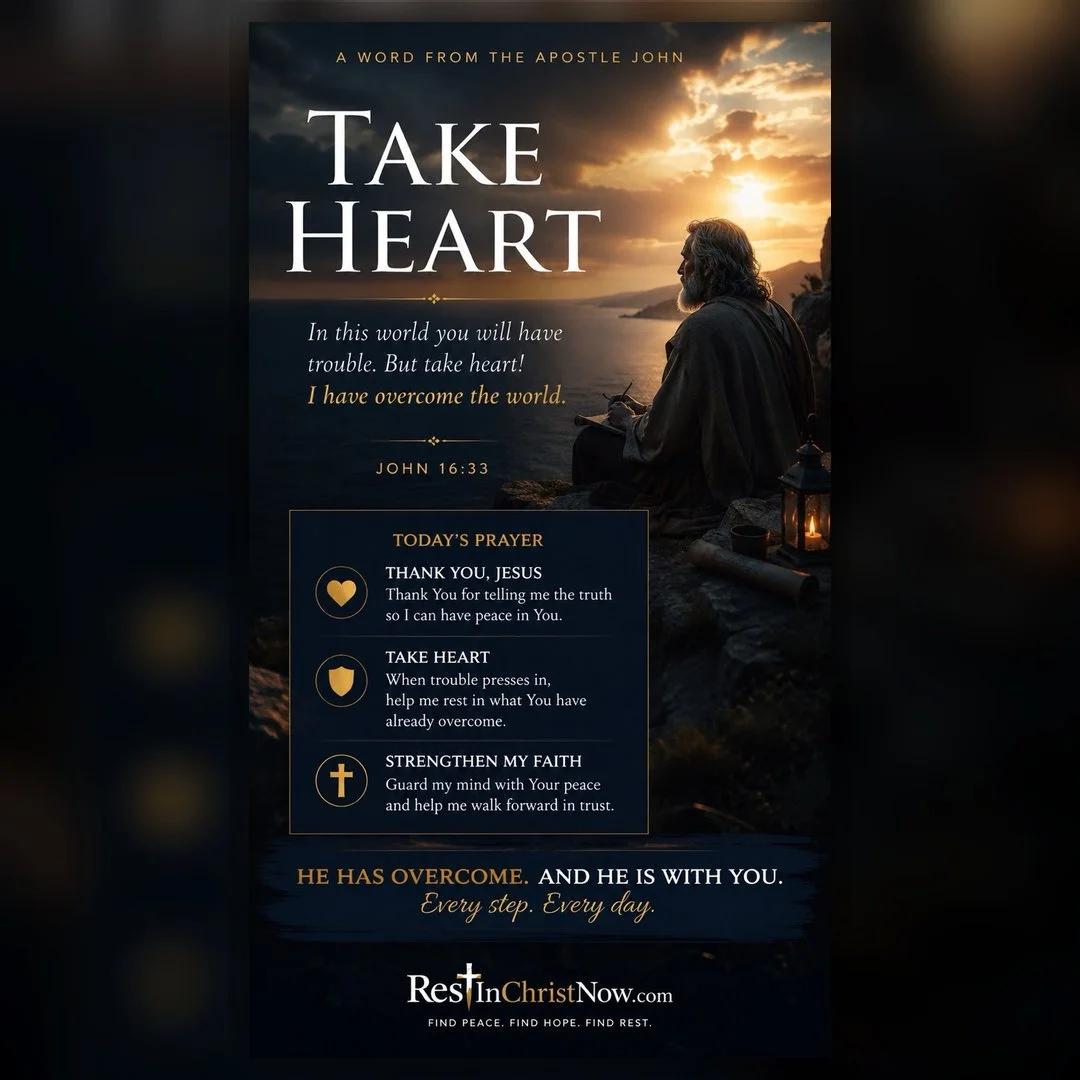 Take Heart: Peace When Trouble Presses In