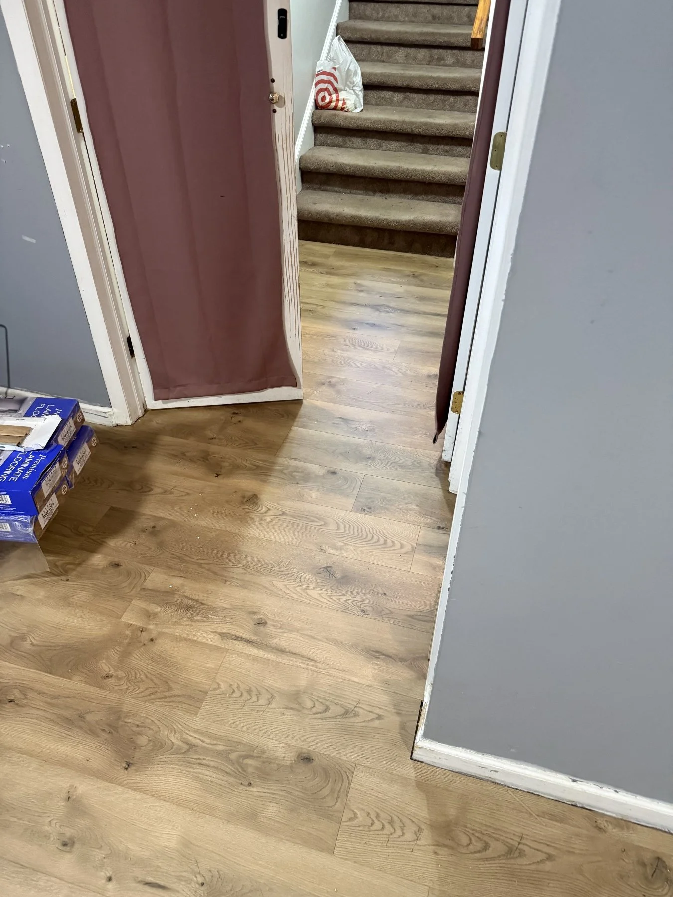 After photo of a beautiful, durable new flooring installation in a high-traffic hallway by All Phase Flooring LLC in Pleasant View, TN.