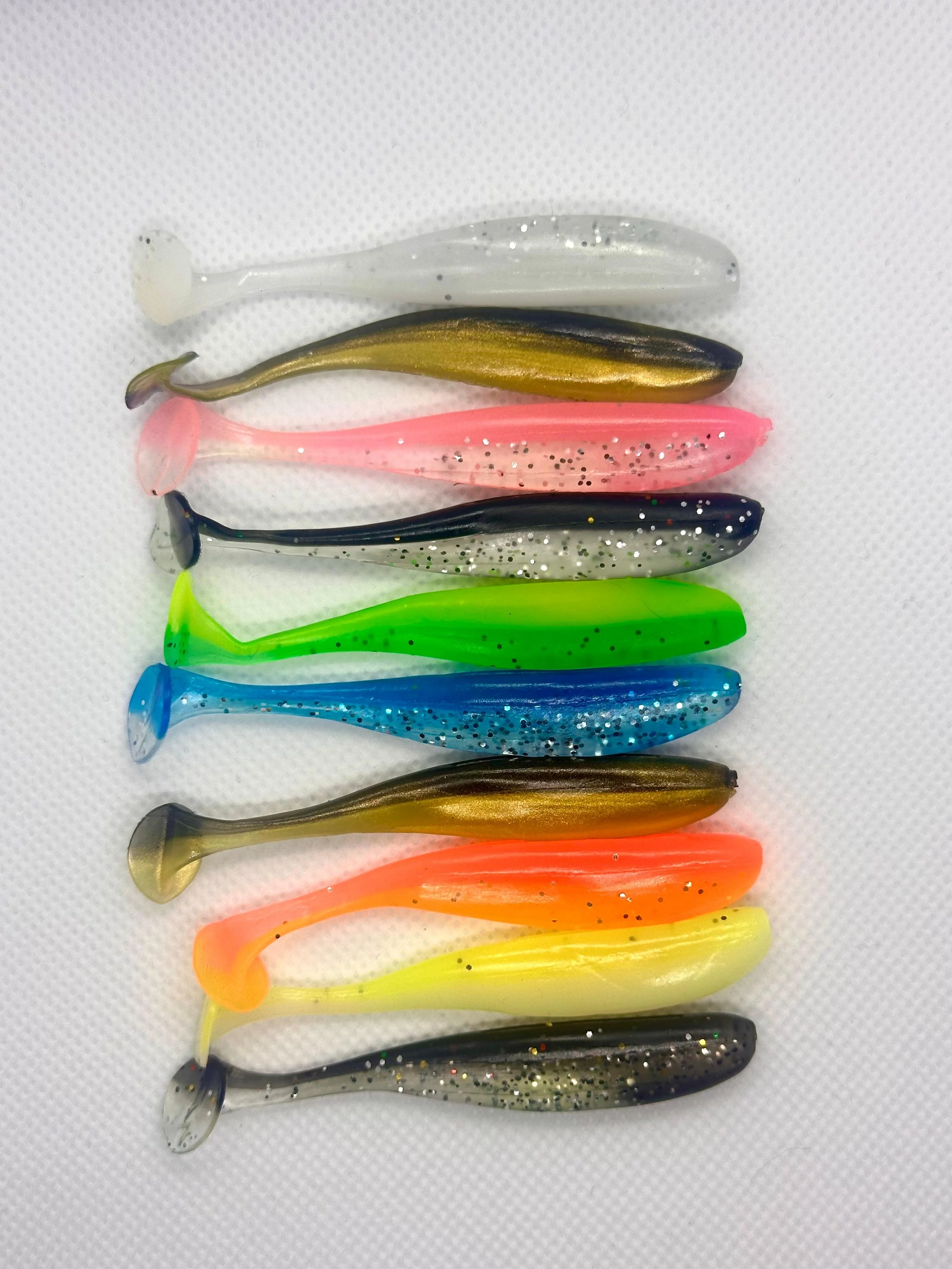 75mm Swimbaits Silicone Wobblers - 10 per Pack