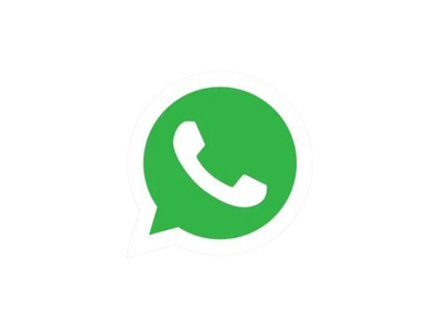 WhatsApp logo with a green speech bubble and a white phone icon inside.