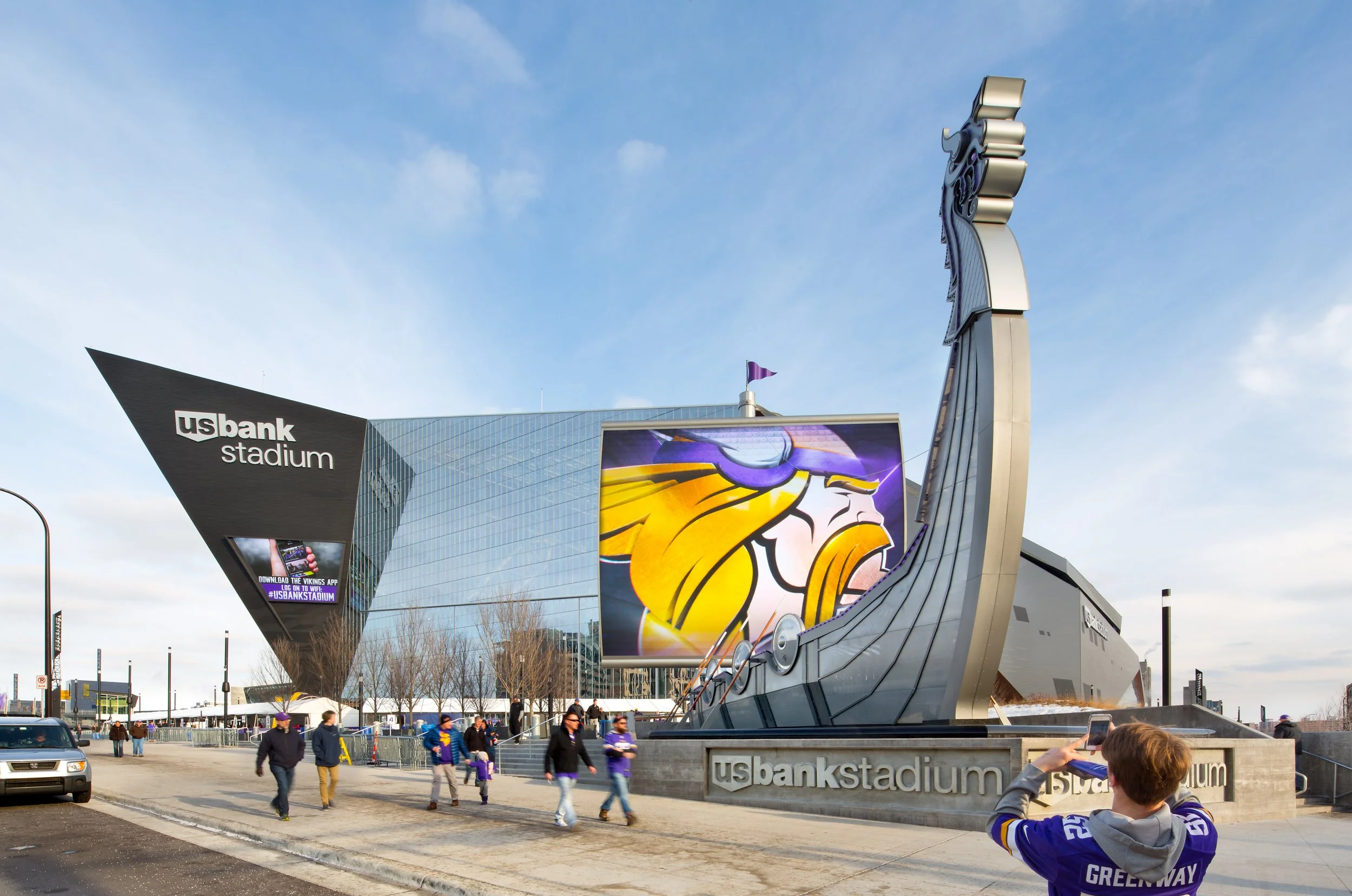 Exterior view of the Viking Legacy Ship 
