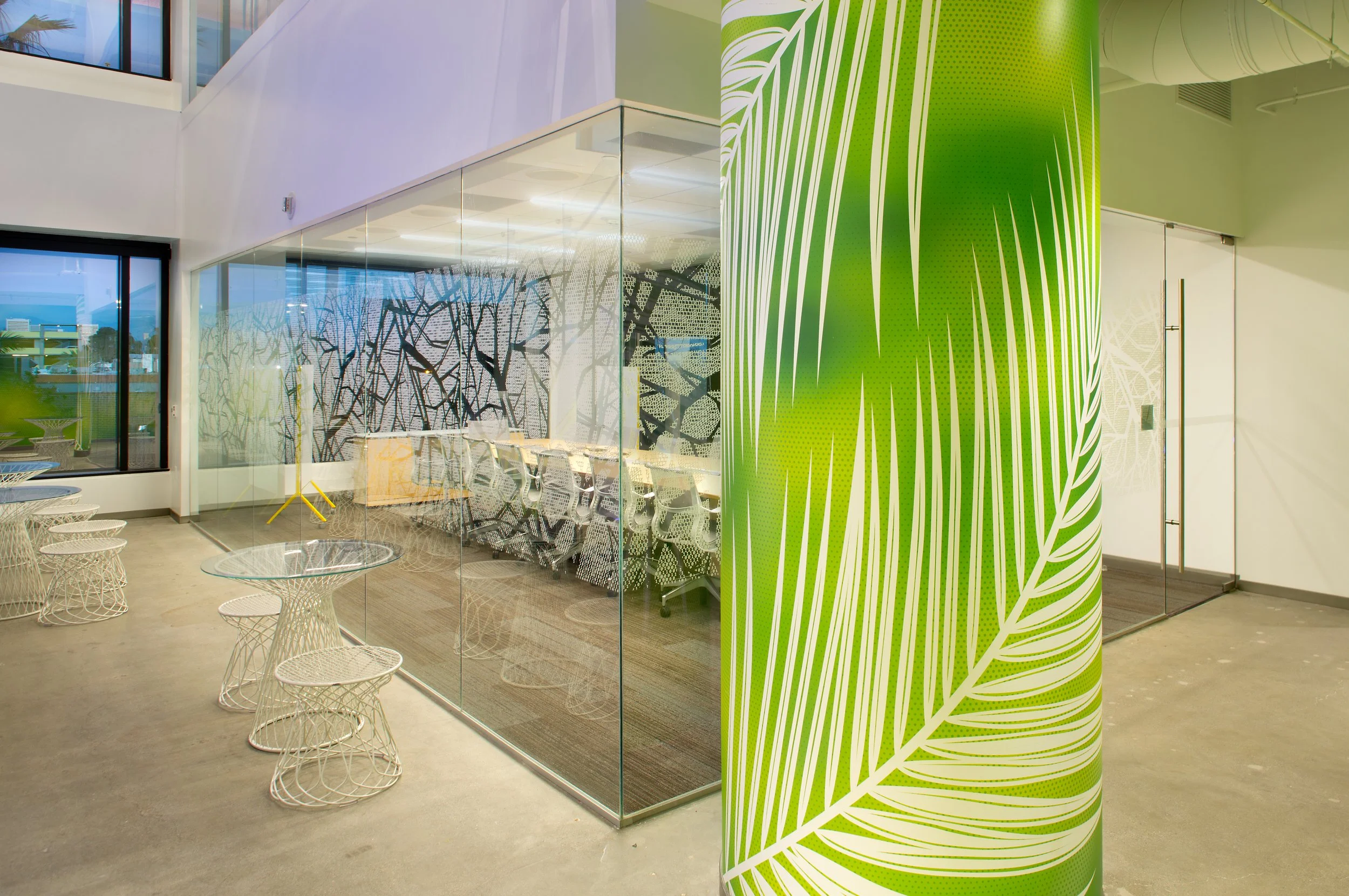 Office interior of Oracle’s Santa Monica headquarters