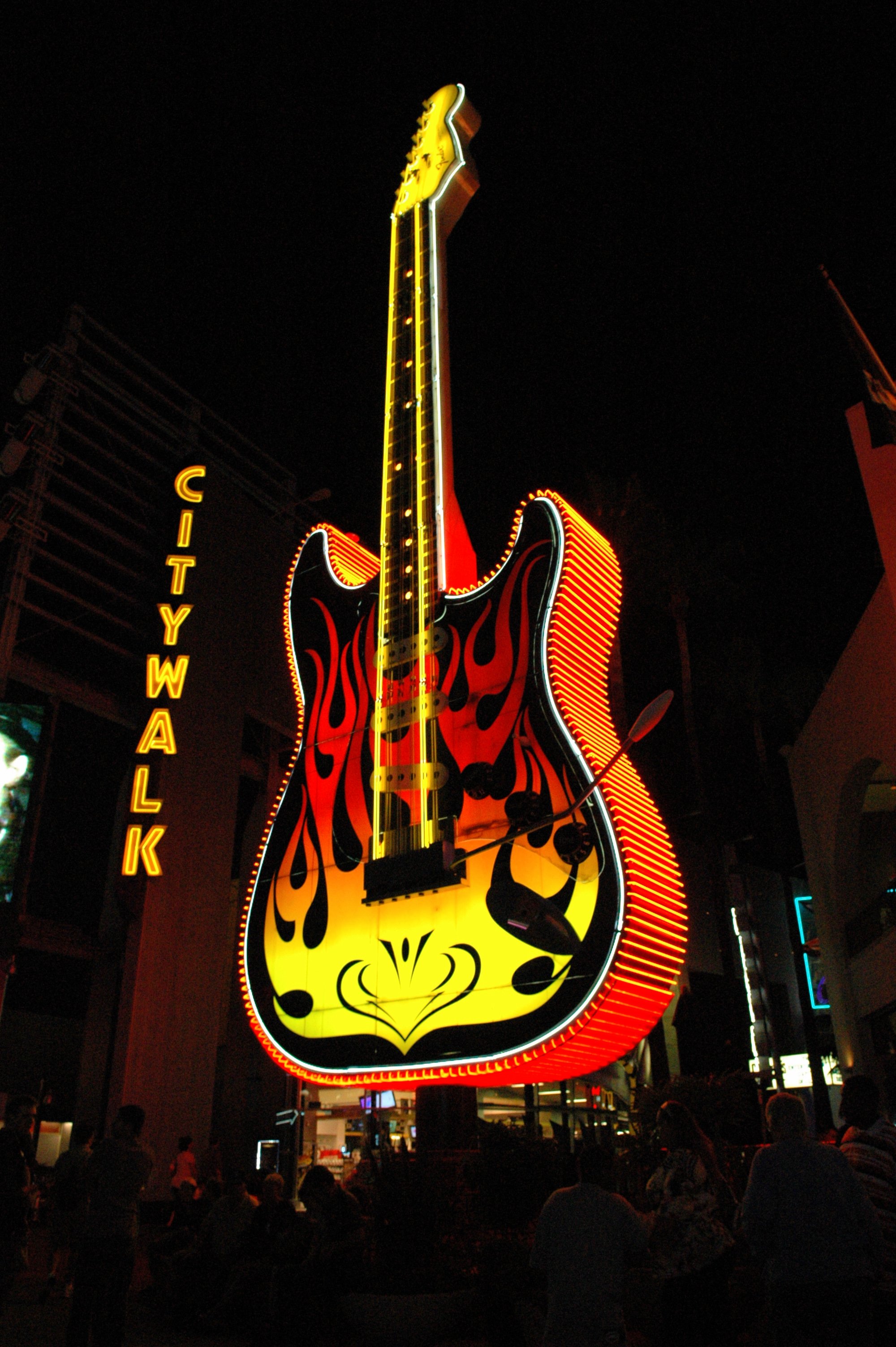 Neon sign at the Universal CityWalk 