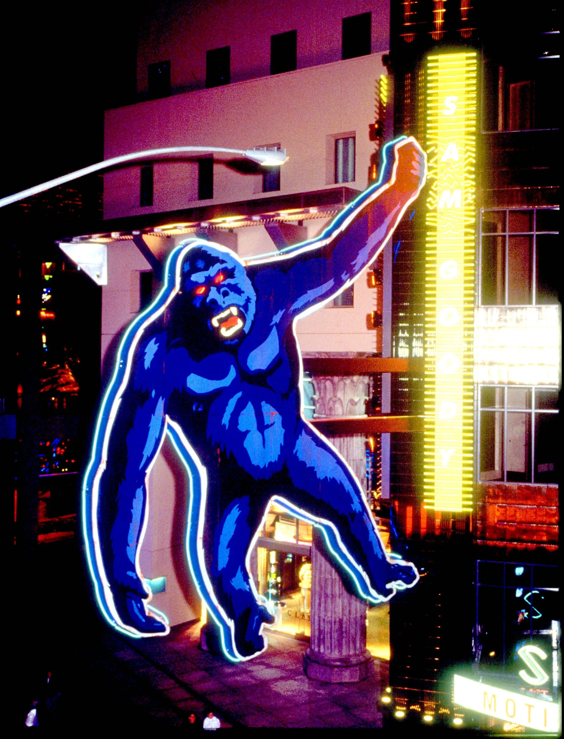 Neon sign at the Universal CityWalk 