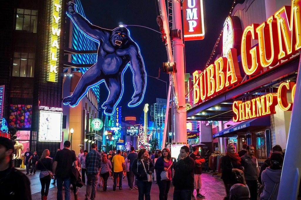 Neon Signage at Universal CityWalk Los Angeles 