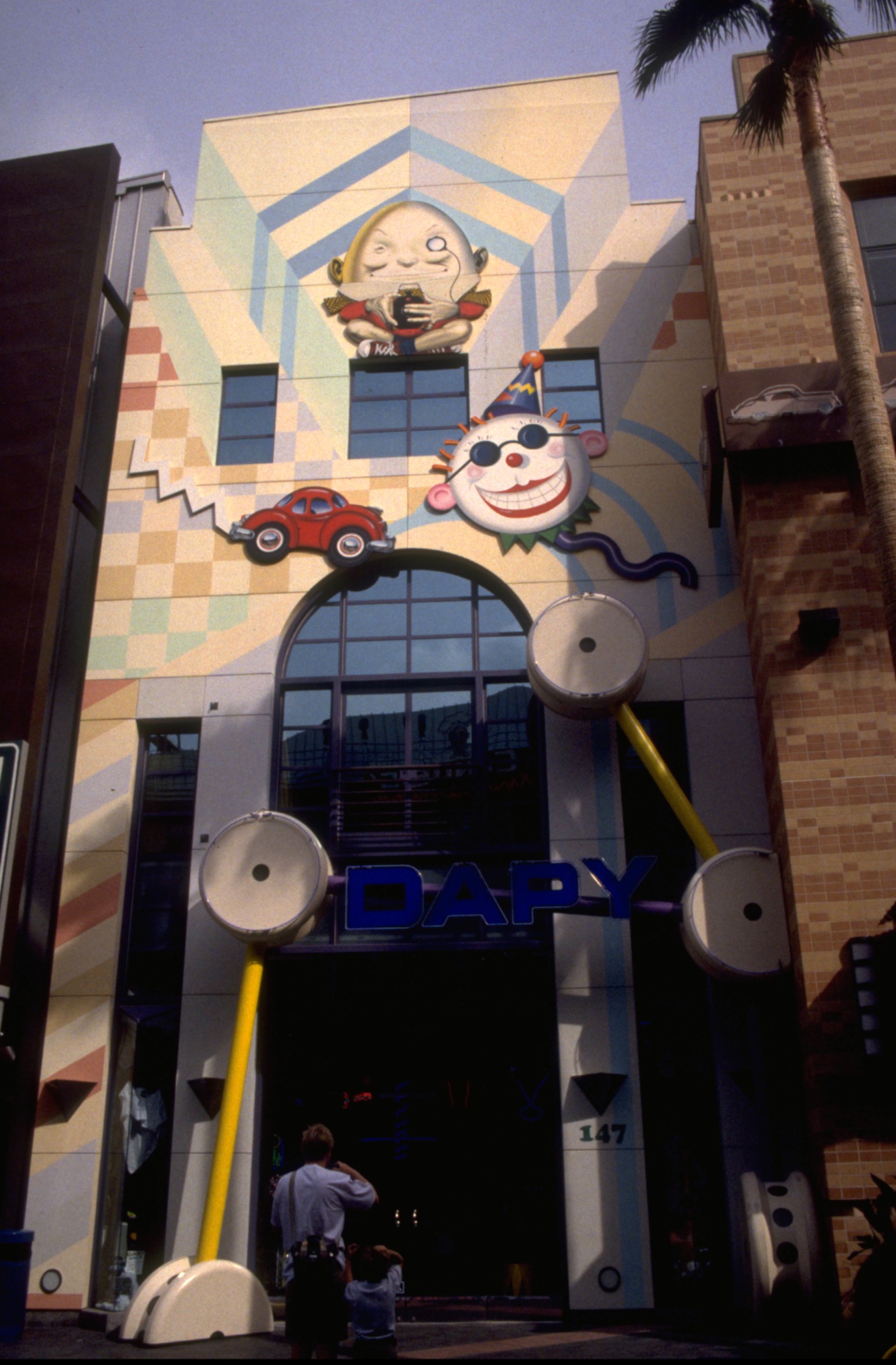 Exterior Detail shot of Universal CityWalk
