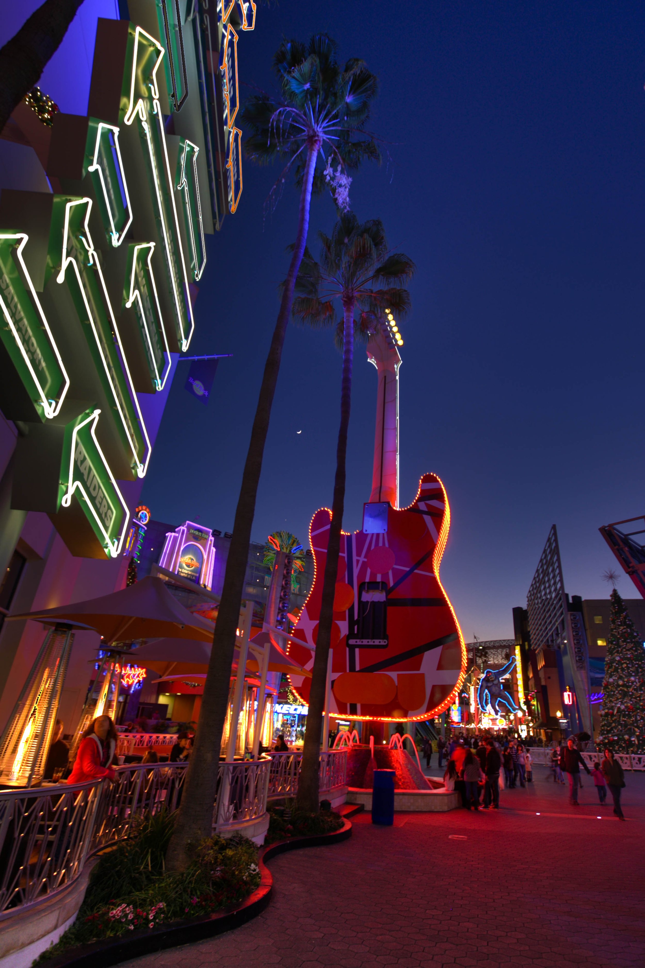 Neon sign at the Universal CityWalk