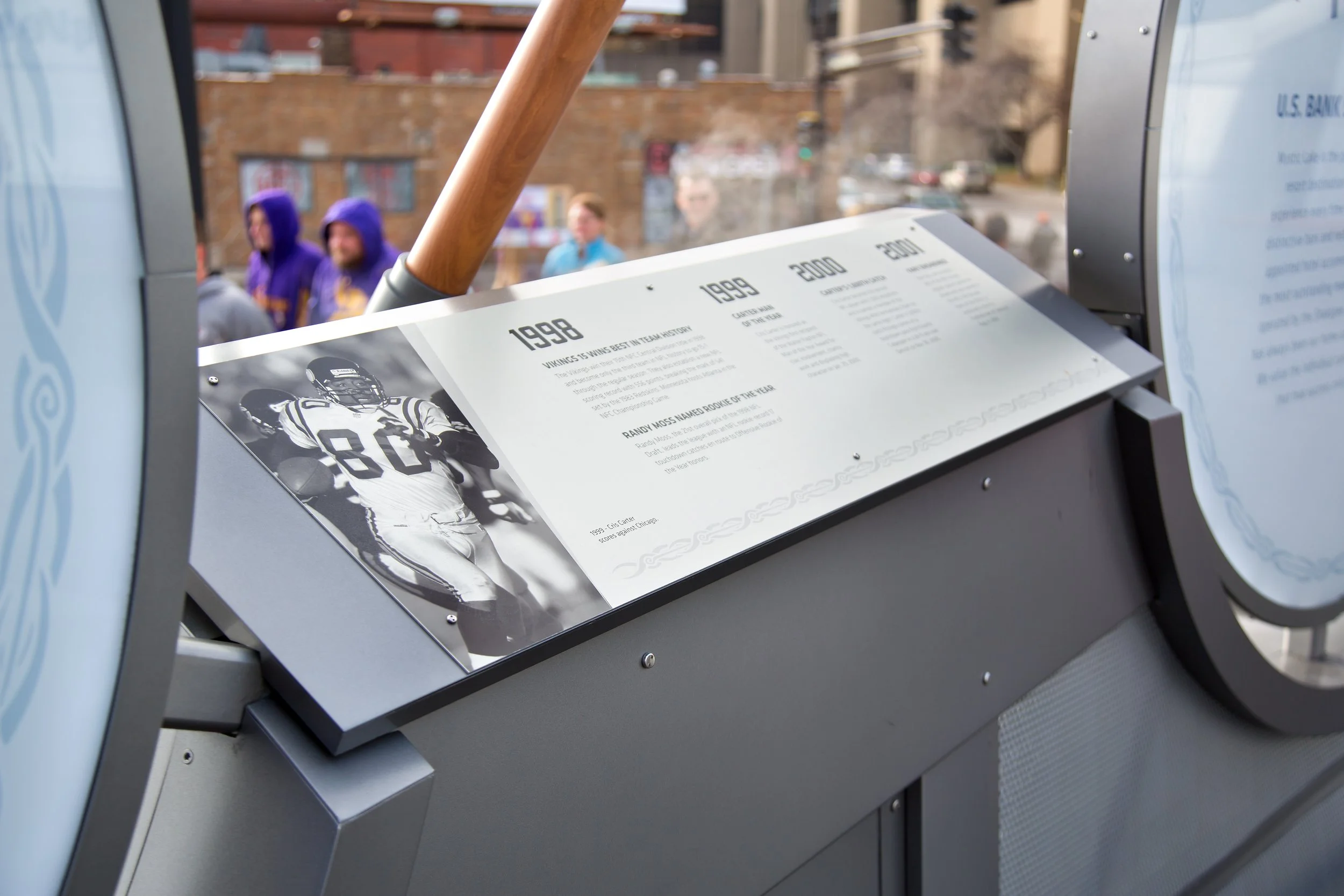 Information display about the Minnesota Vikings football team 