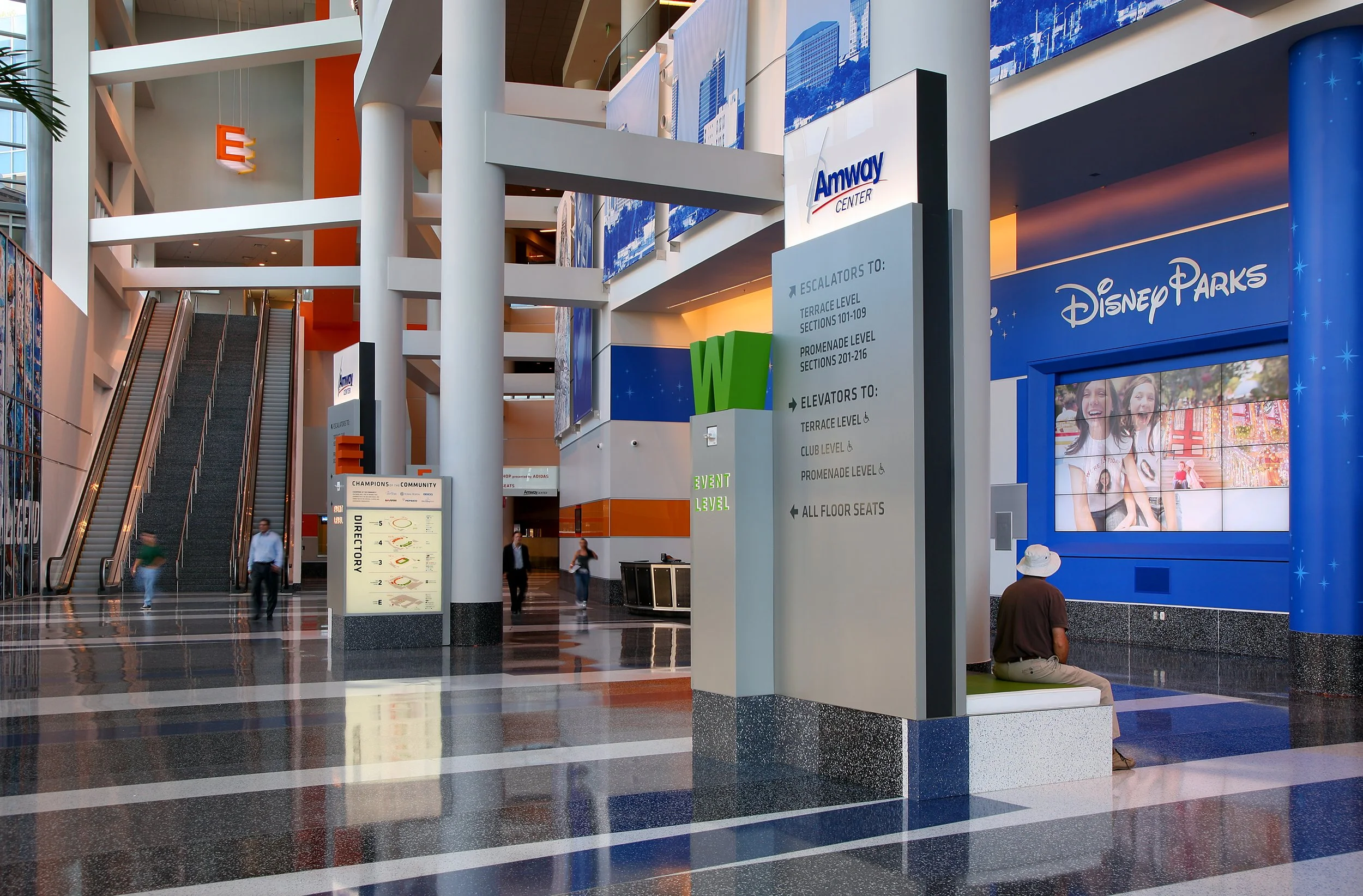 Interior of Amway Center